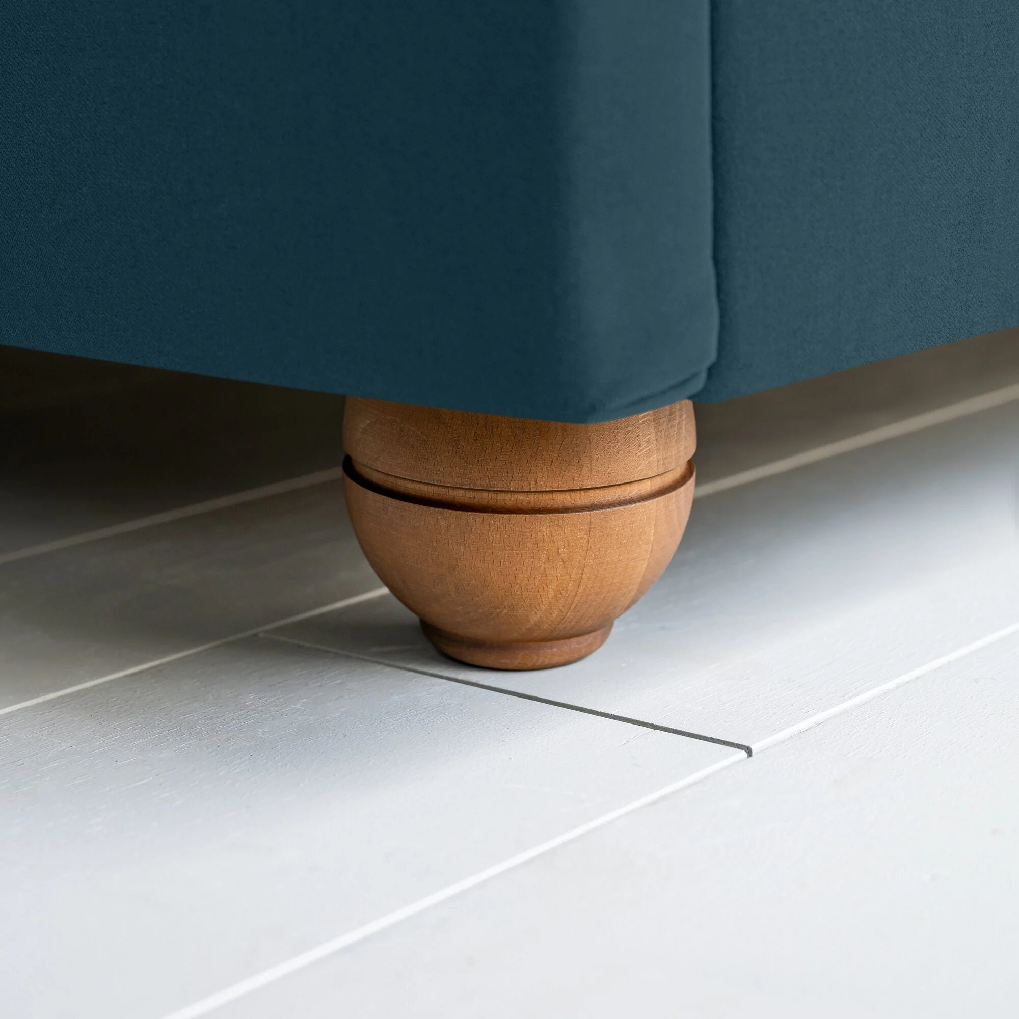 Seventh Heaven Upholstered Bed in Intelligent Velvet Aegean without Valance - Image 6