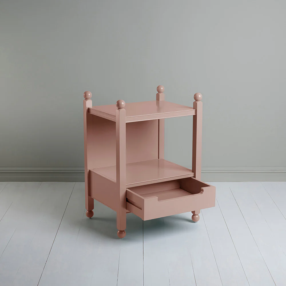 Slumber Bedside Table, Blush Pink - Image 3