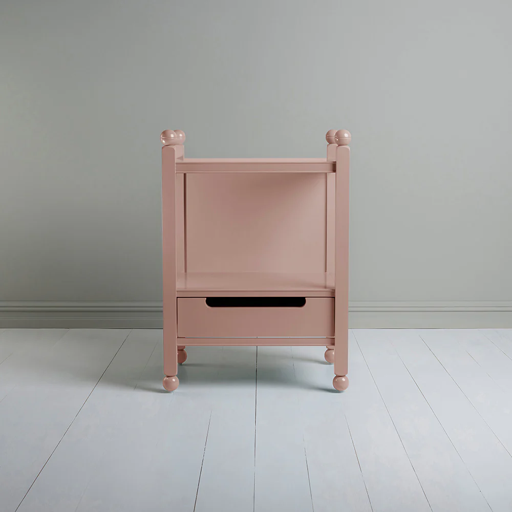 Slumber Bedside Table, Blush Pink - Image 4
