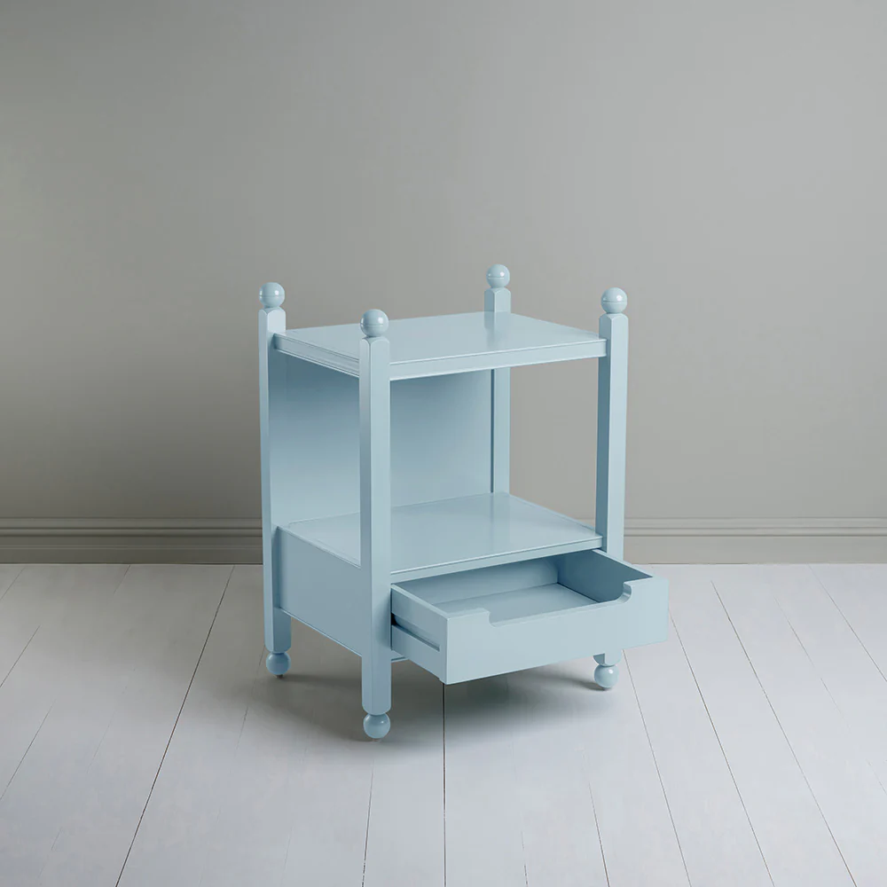 Slumber Bedside Table, Powder Blue - Image 3