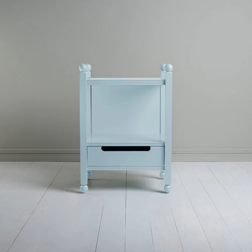 Slumber Bedside Table, Powder Blue - Image 4
