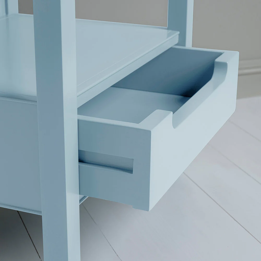 Slumber Bedside Table, Powder Blue - Image 5