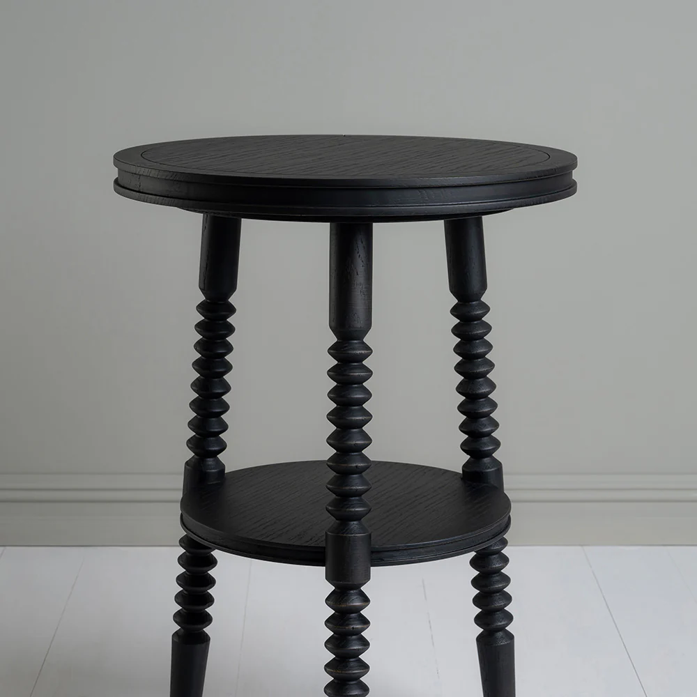 Spindle Side Table, Carbon Black - Image 4