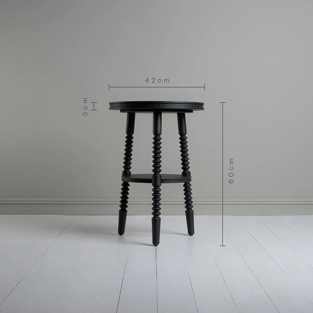 Spindle Side Table, Carbon Black - Image 8
