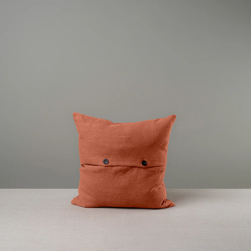 Square Kip Cushion in Laidback Linen, Cayenne - Image 9