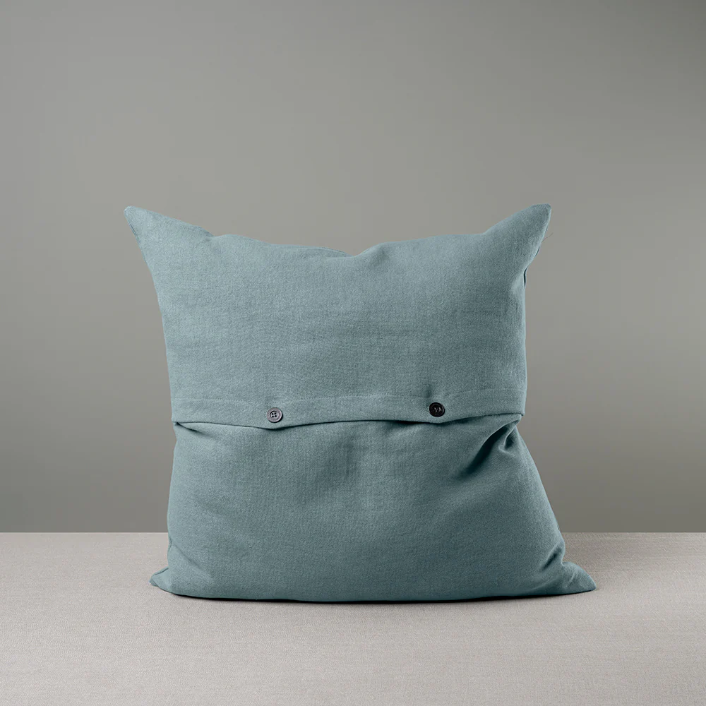 Square Kip Cushion in Laidback Linen, Cerulean - Image 5
