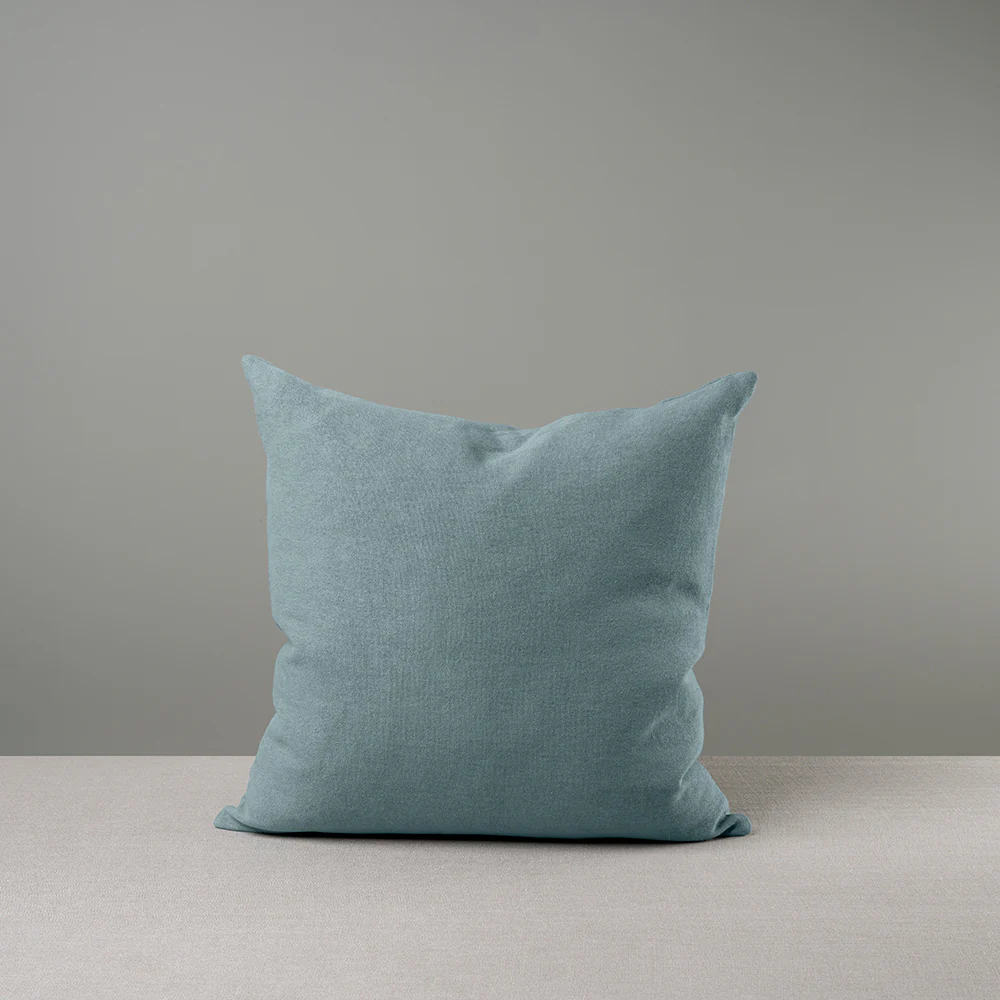 Square Kip Cushion in Laidback Linen, Cerulean - Image 6