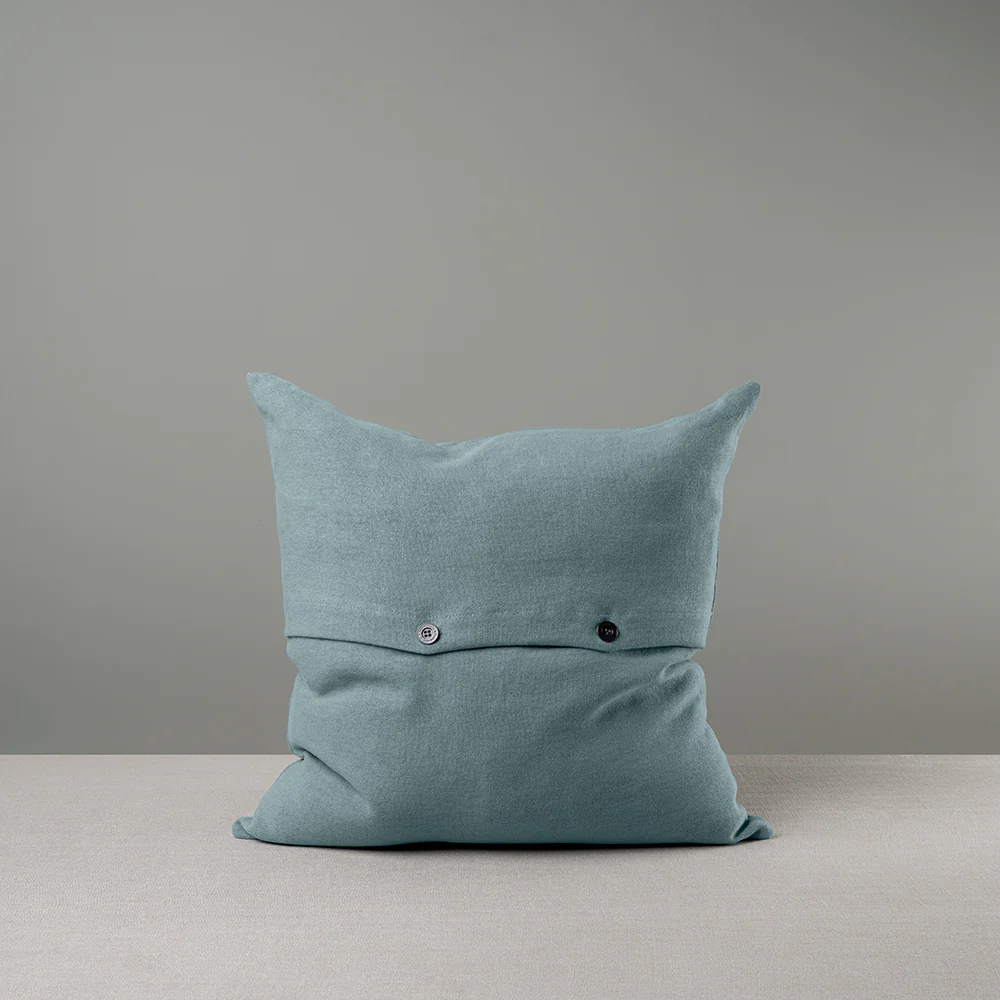 Square Kip Cushion in Laidback Linen, Cerulean - Image 7