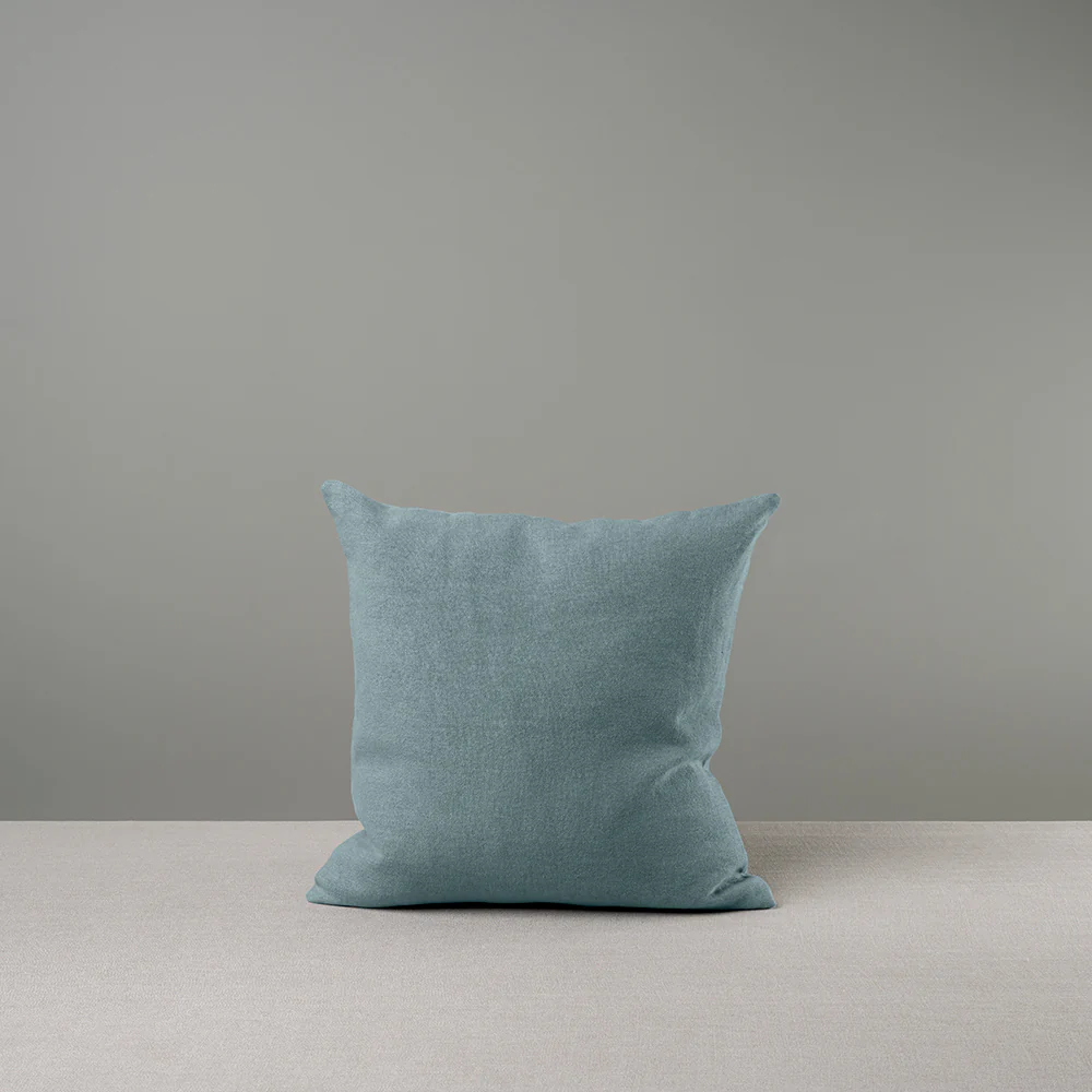 Square Kip Cushion in Laidback Linen, Cerulean - Image 8