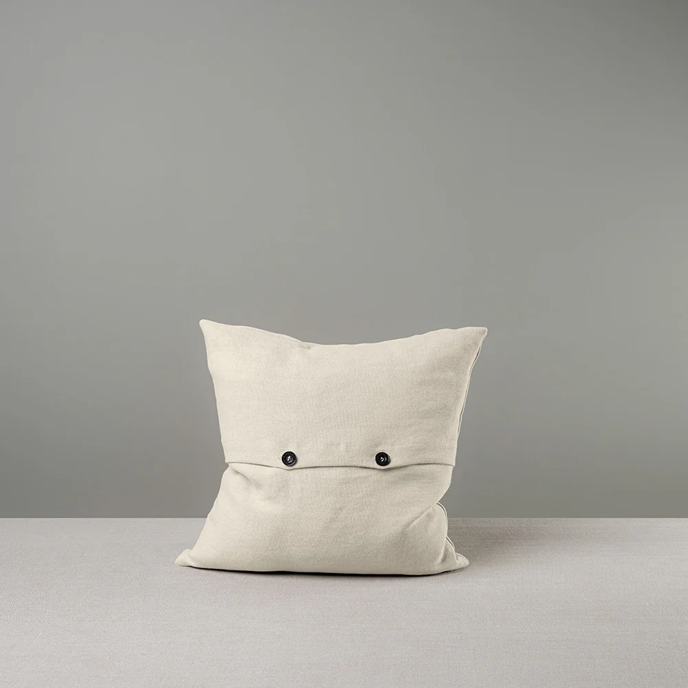 Square Kip Cushion in Laidback Linen, Dove - Image 10