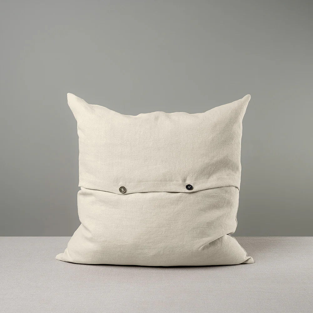 Square Kip Cushion in Laidback Linen, Dove - Image 6