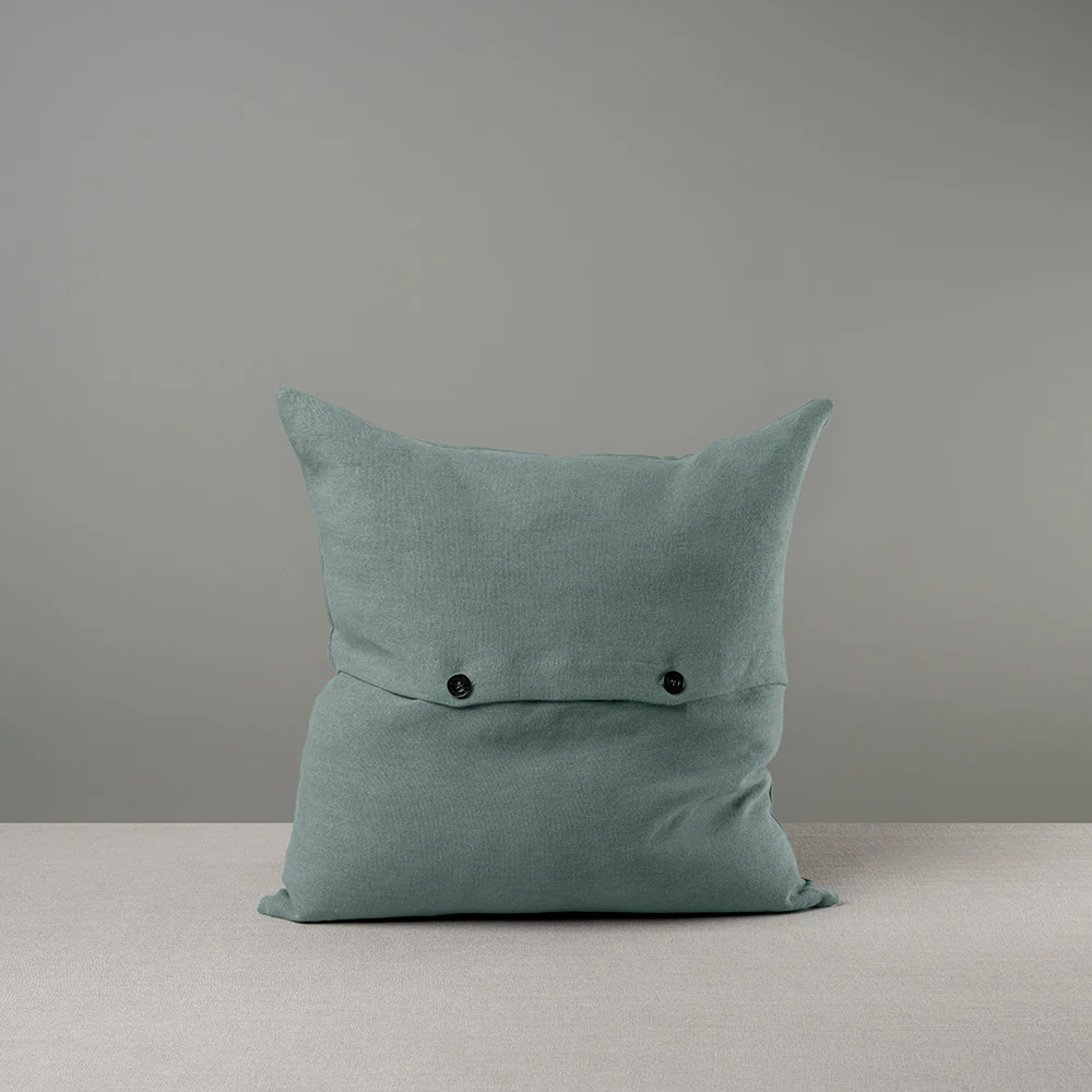 Square Kip Cushion in Laidback Linen, Mineral - Image 7