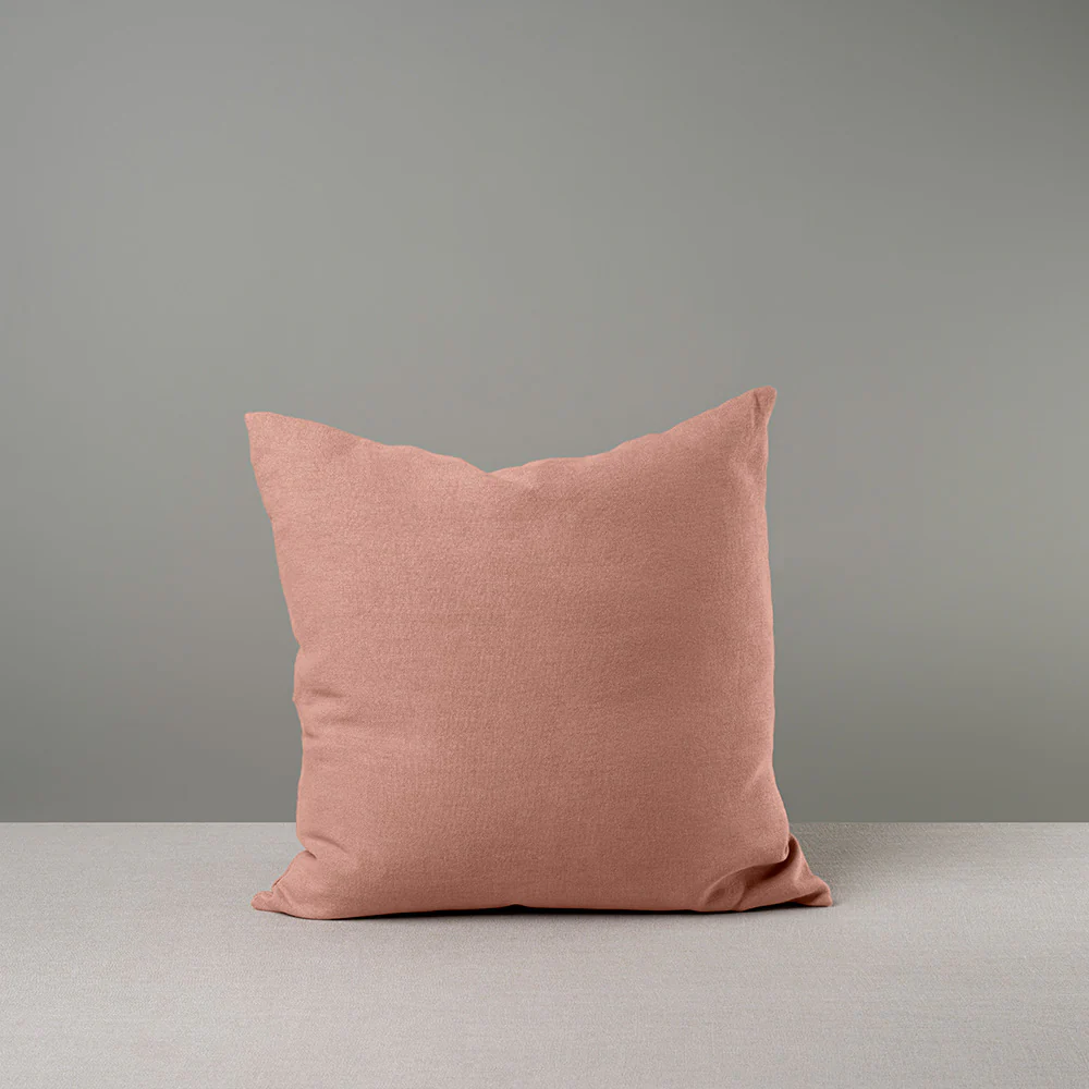Square Kip Cushion in Laidback Linen, Roseberry - Image 6