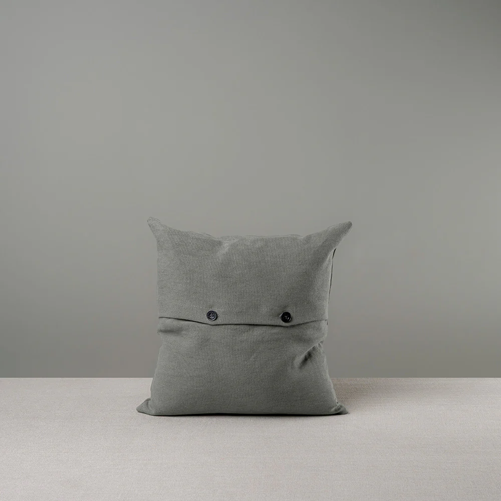 Square Kip Cushion in Laidback Linen, Shadow - Image 9