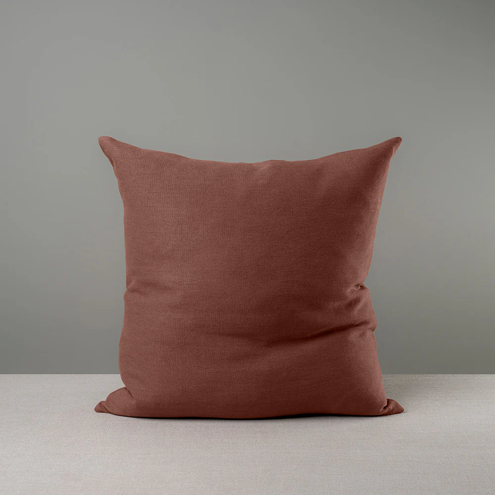 Square Kip Cushion in Laidback Linen, Sweet Briar - Image 4