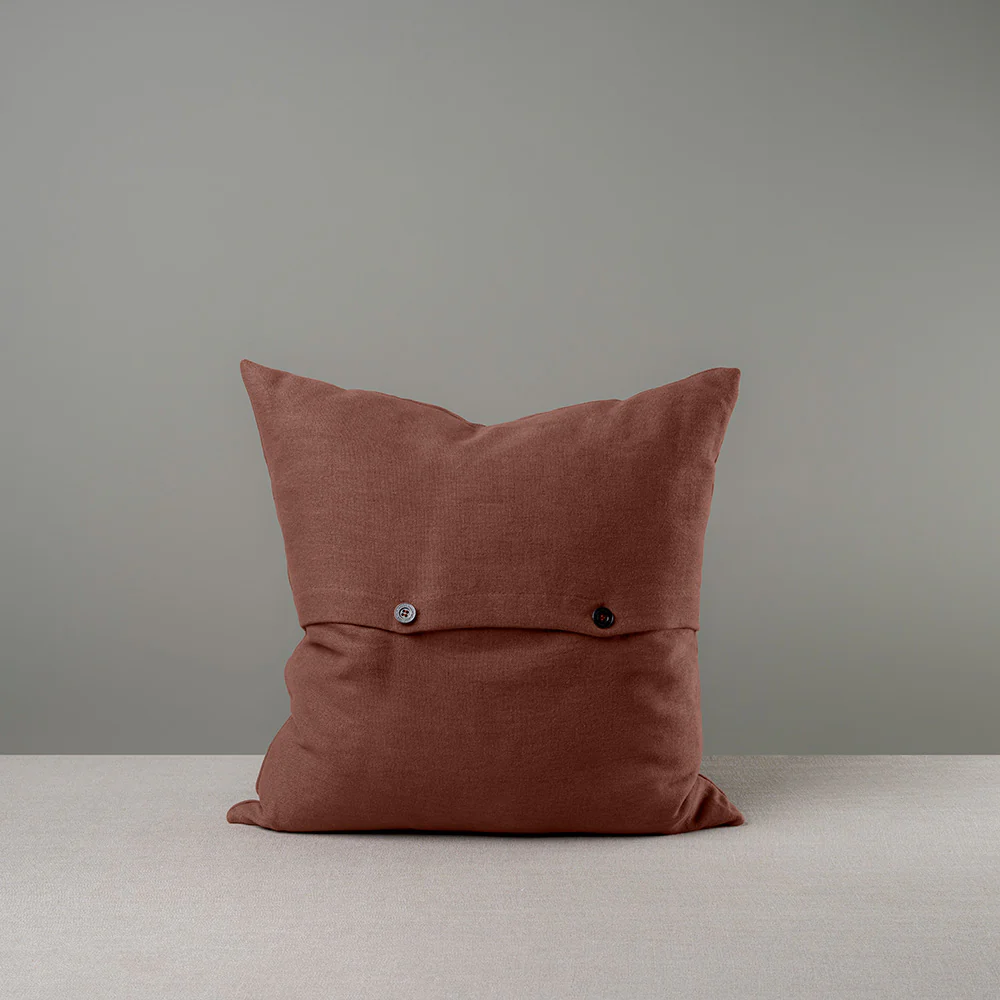 Square Kip Cushion in Laidback Linen, Sweet Briar - Image 7