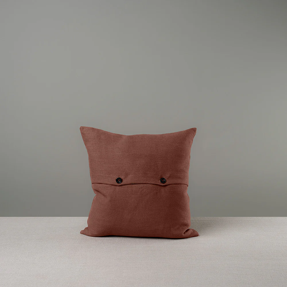 Square Kip Cushion in Laidback Linen, Sweet Briar - Image 9