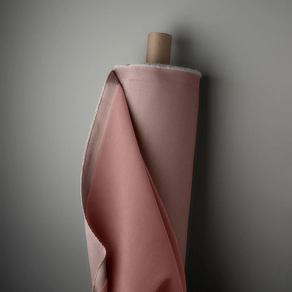 Thither Hexagonal Ottoman in Intelligent Velvet Rose - Image 8