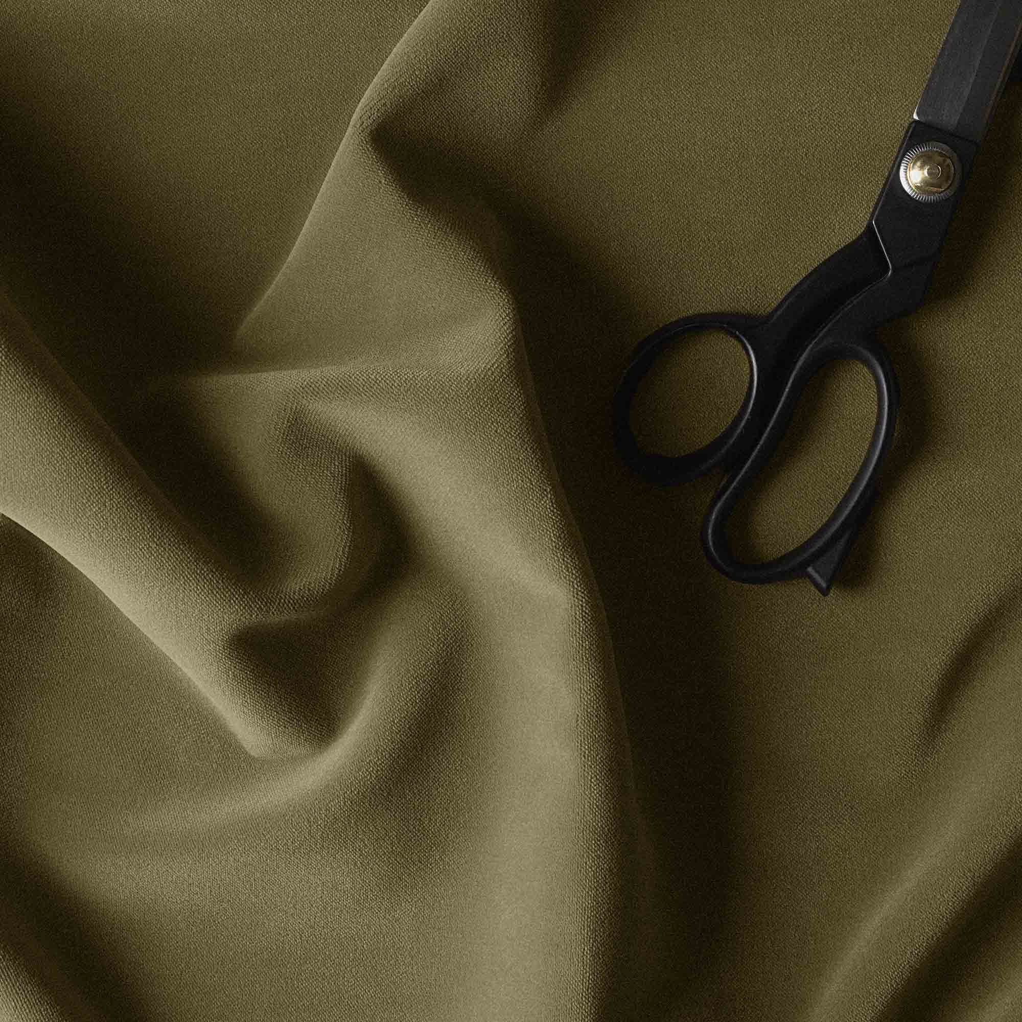 Thither Hexagonal Ottoman in Intelligent Velvet Sepia - Image 9
