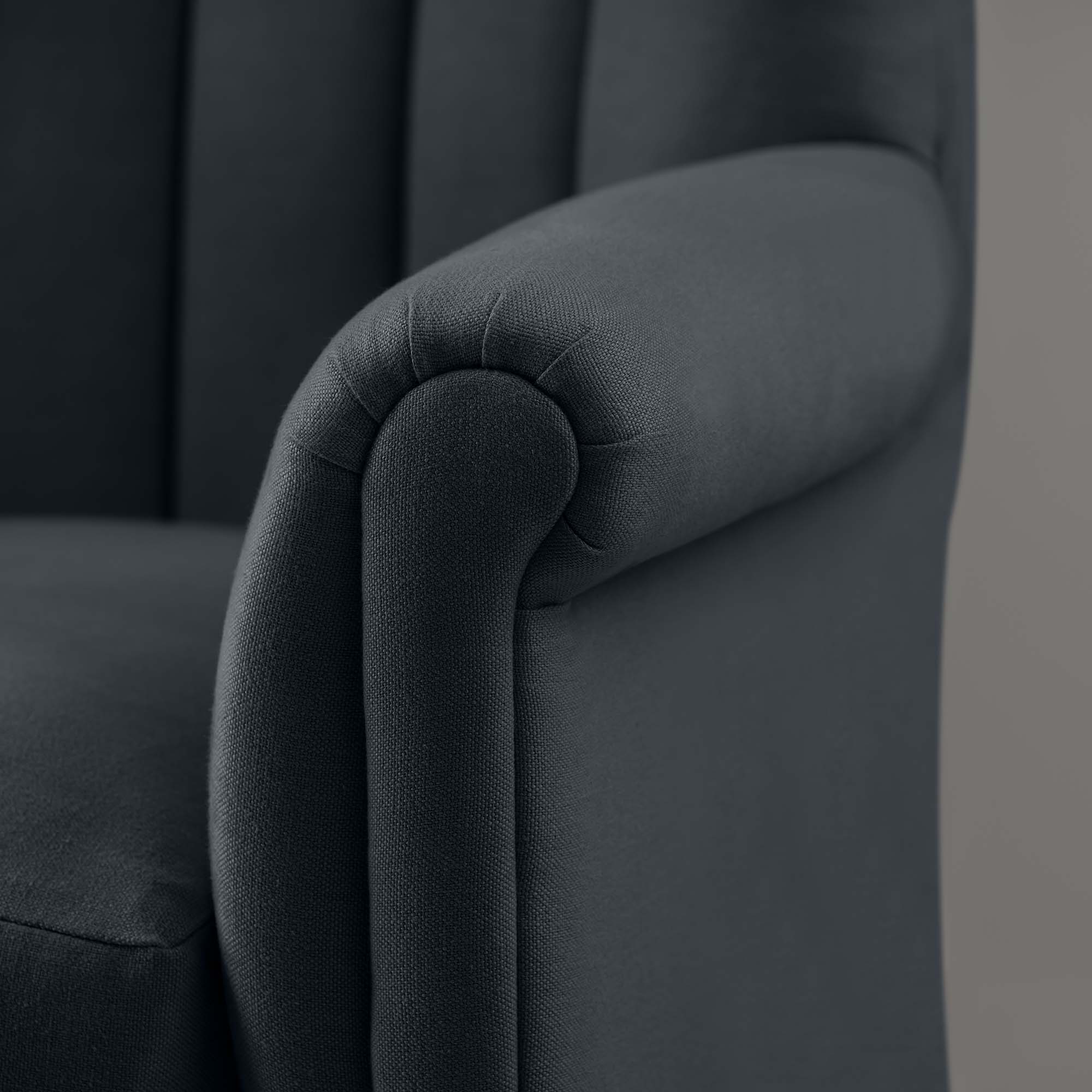 Time Out Armchair in Laidback Linen Midnight - Image 7