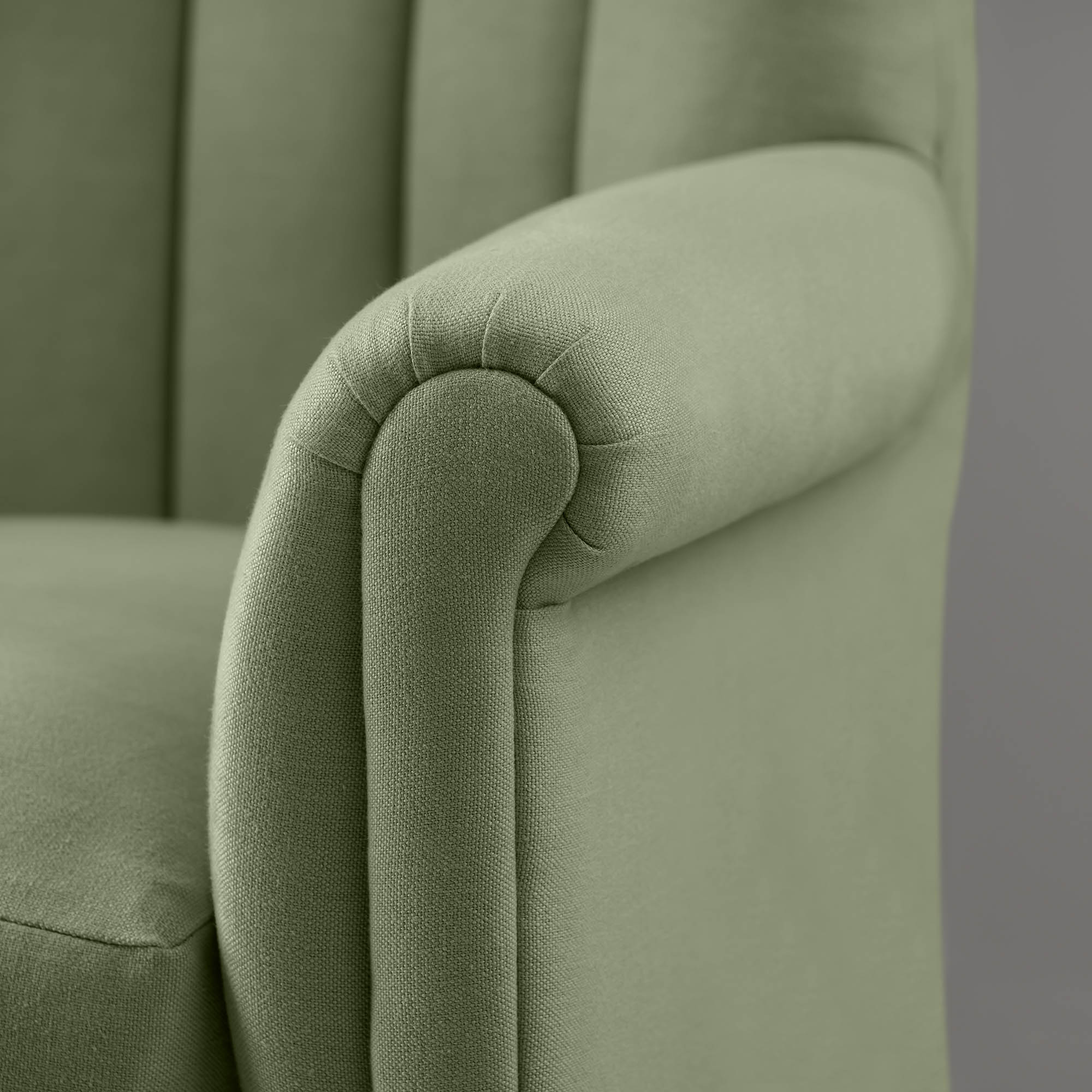 Time Out Armchair in Laidback Linen Moss - Image 7
