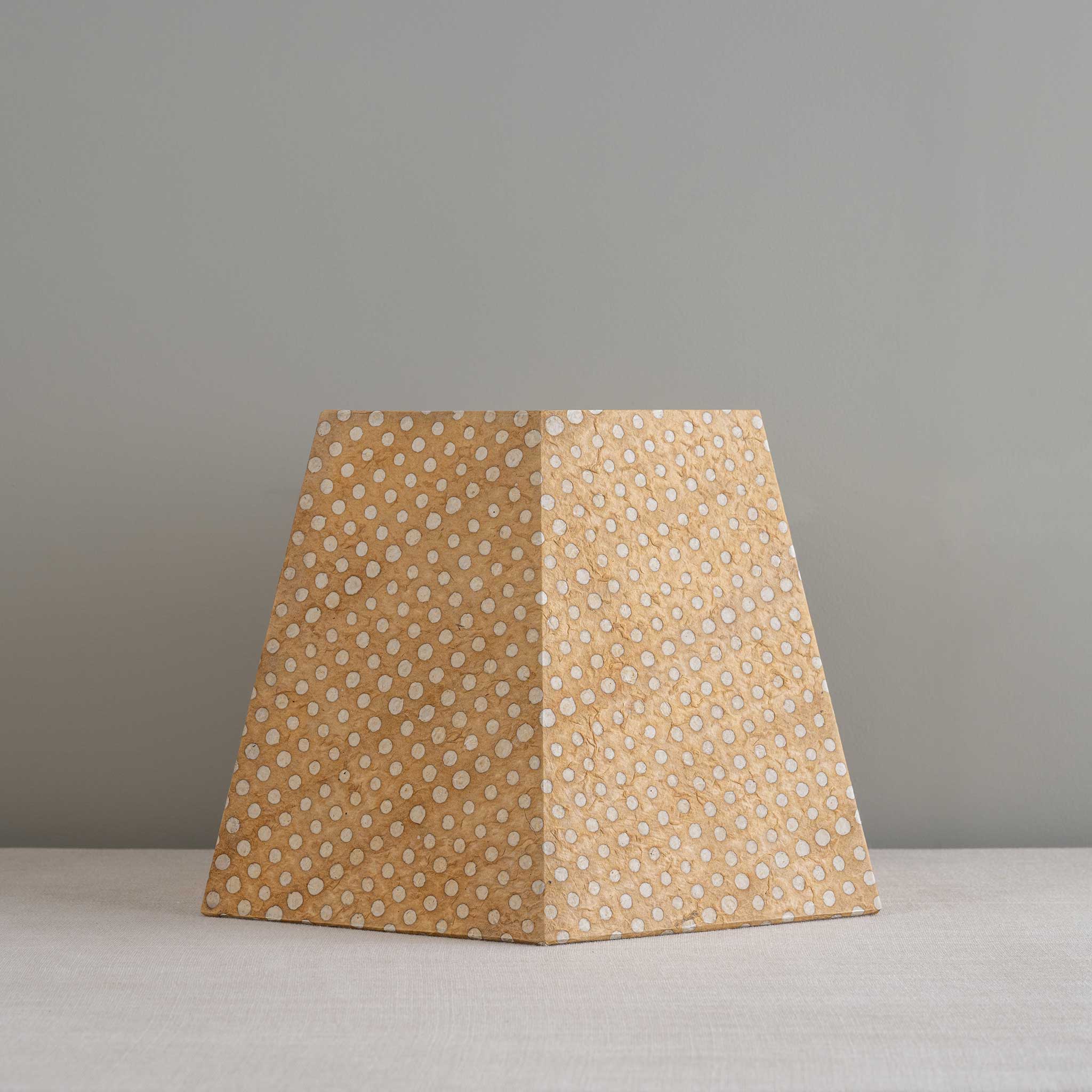 Townhouse Hexagonal Lamp Shade in Dotty Tan - Image 3