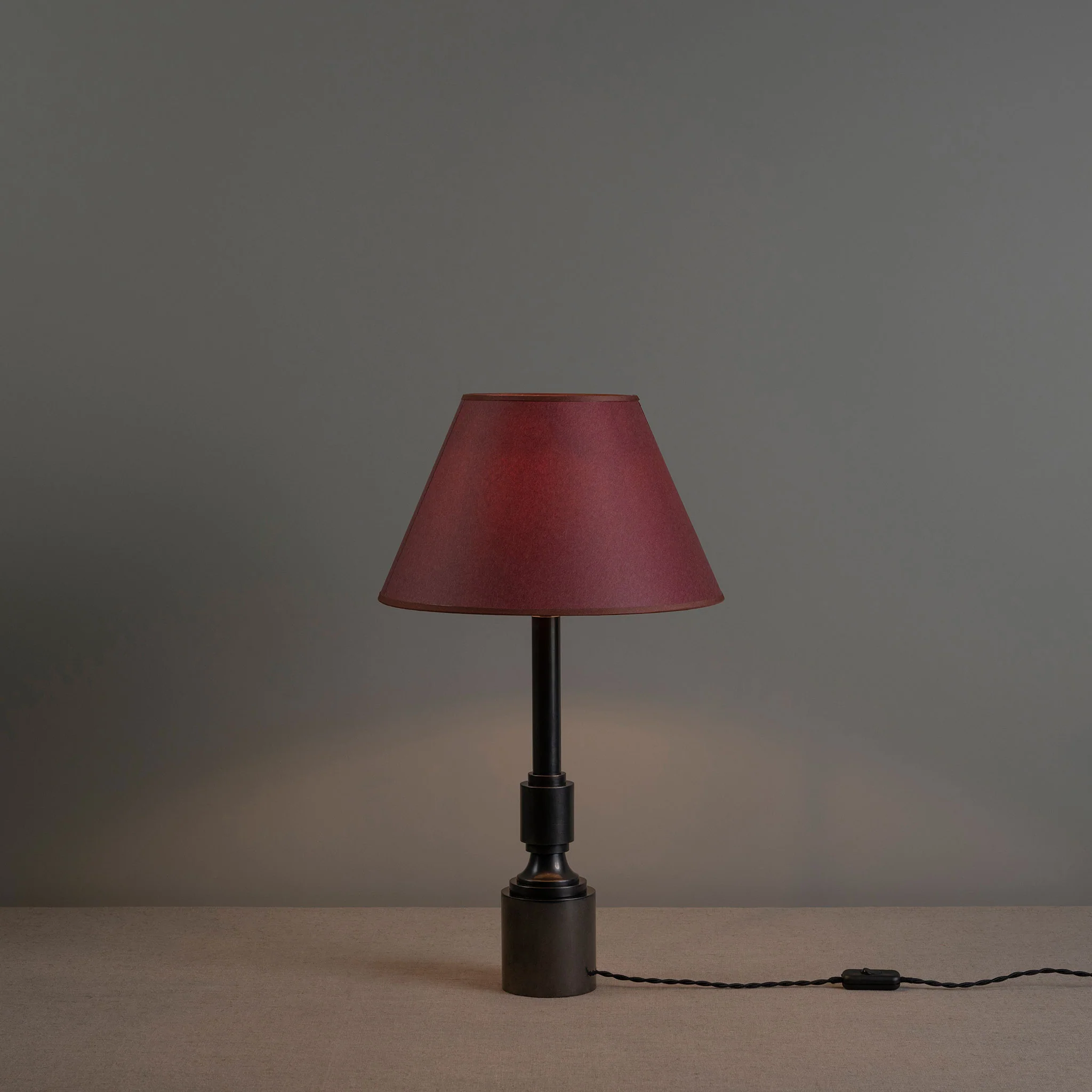Townhouse Table Lamp Base in Waxed Brass - Image 5