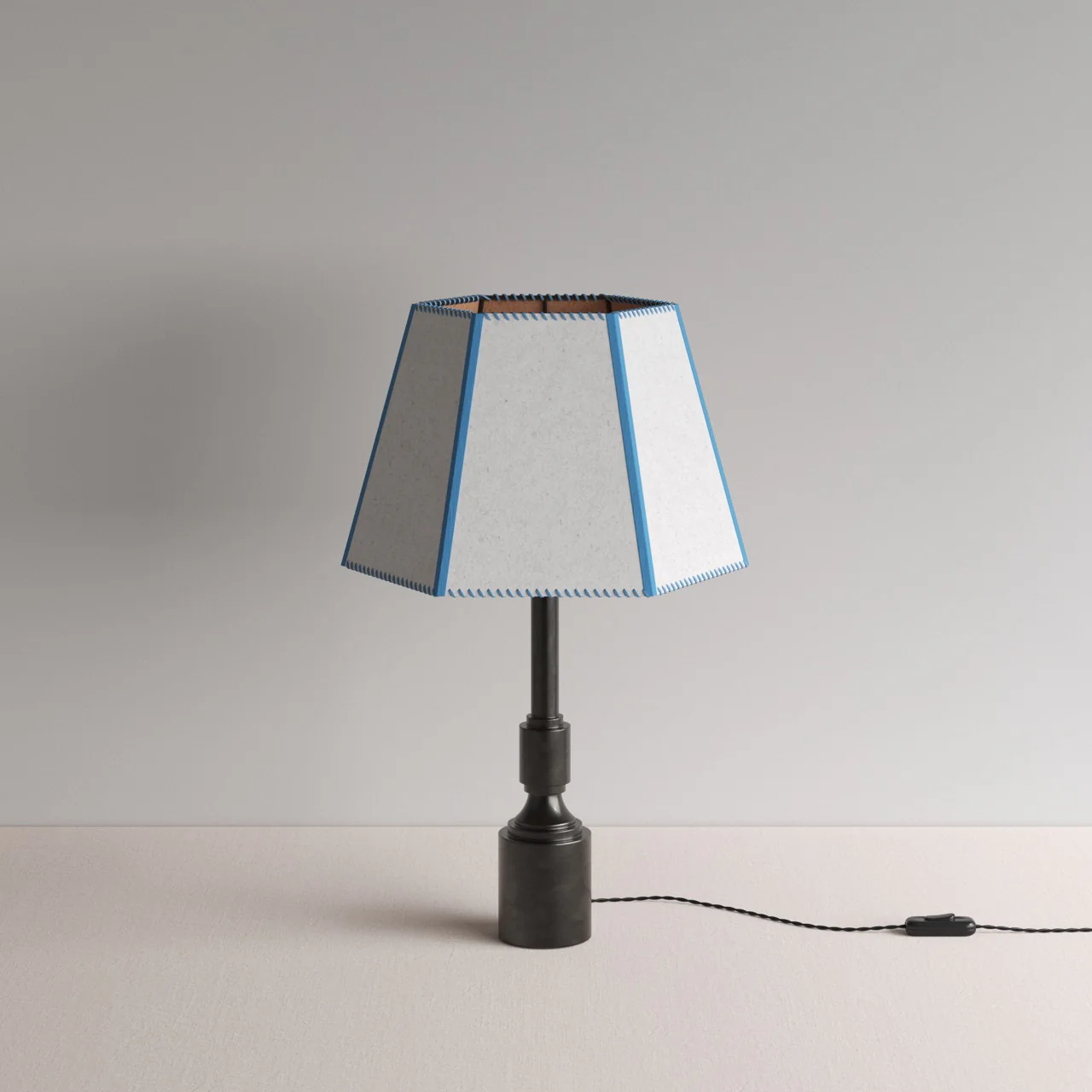 Townhouse Table Lamp Base in Waxed Brass - Image 8