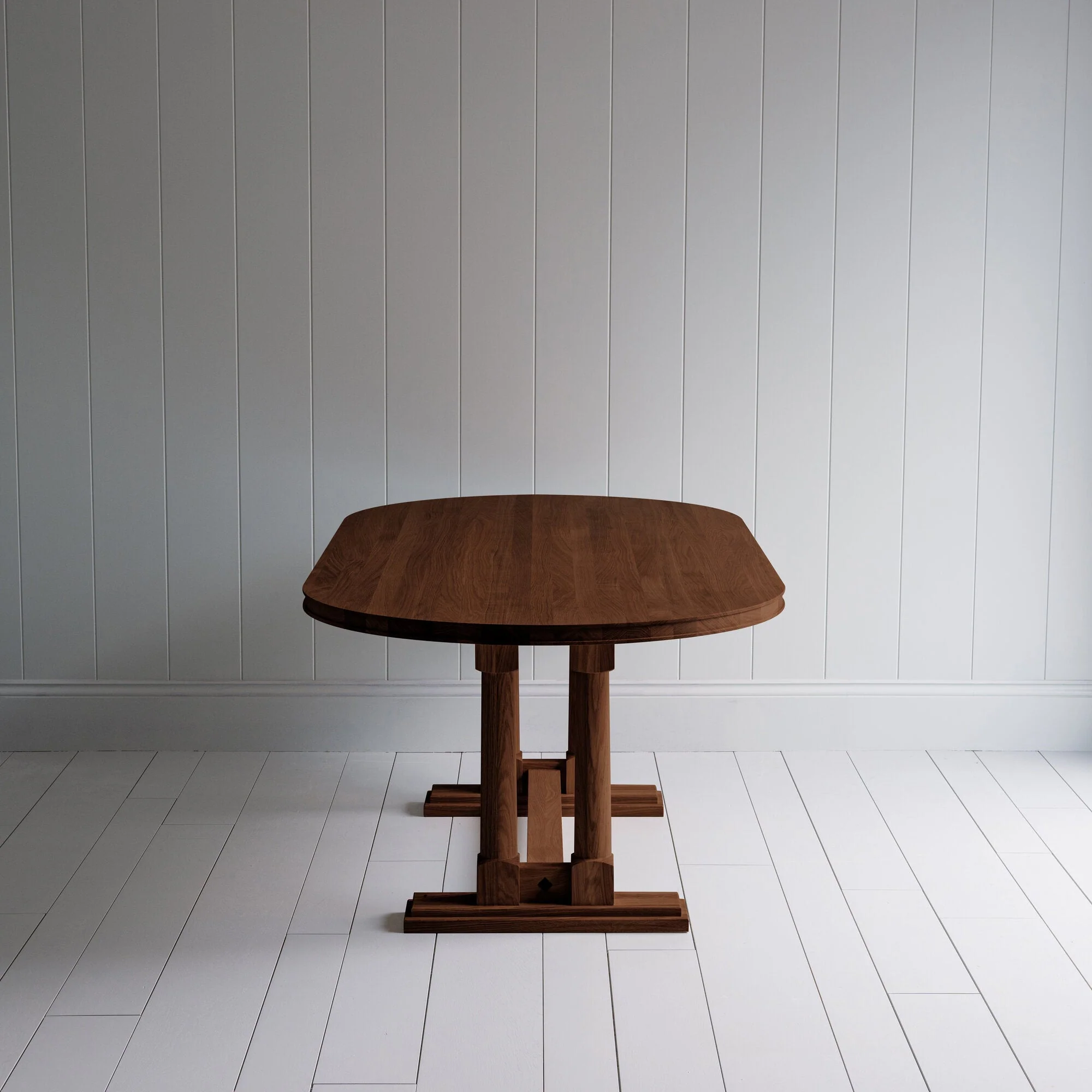 Tuck In Oval Dining Table in Oak - Image 15