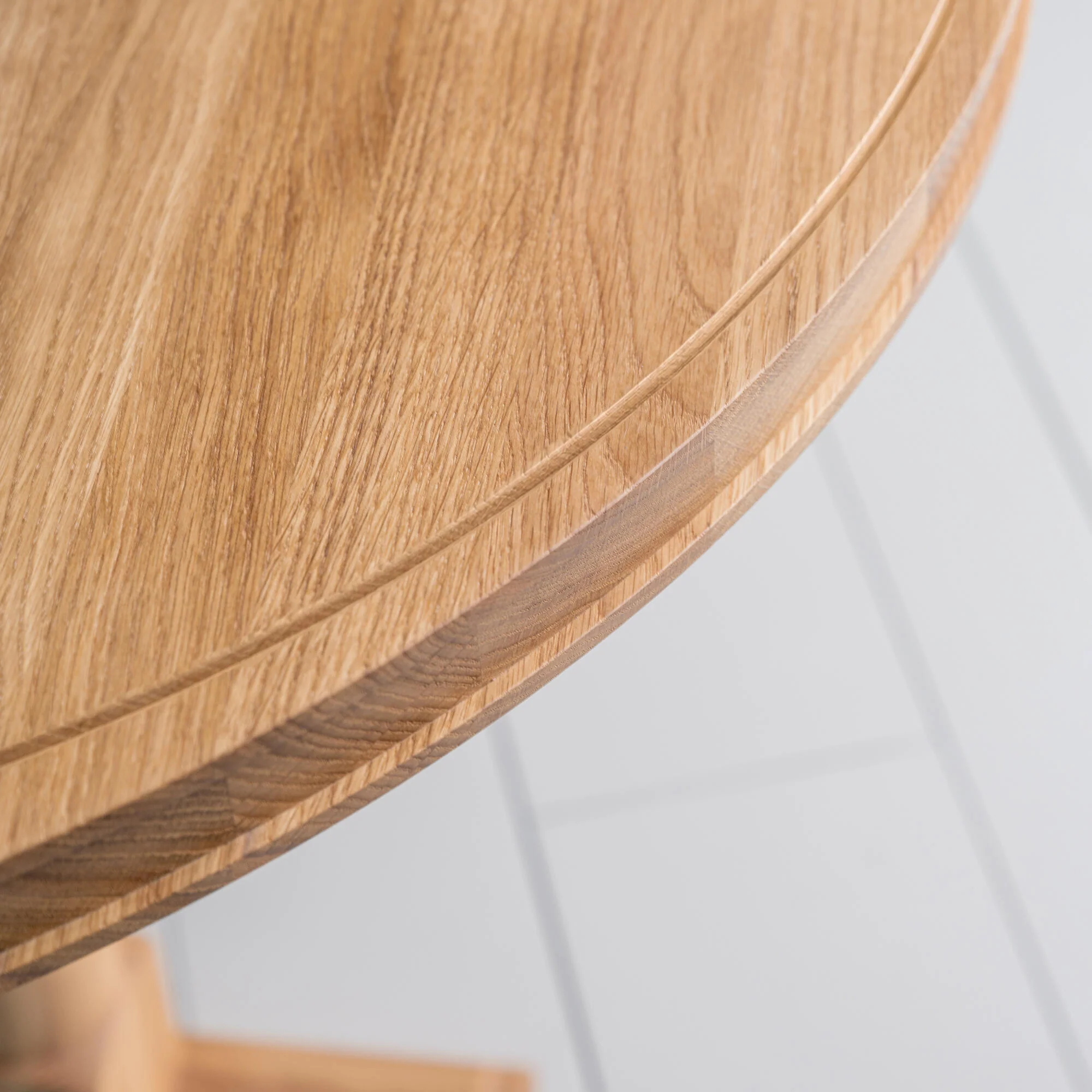 Tuck In Oval Dining Table in Oak - Image 4