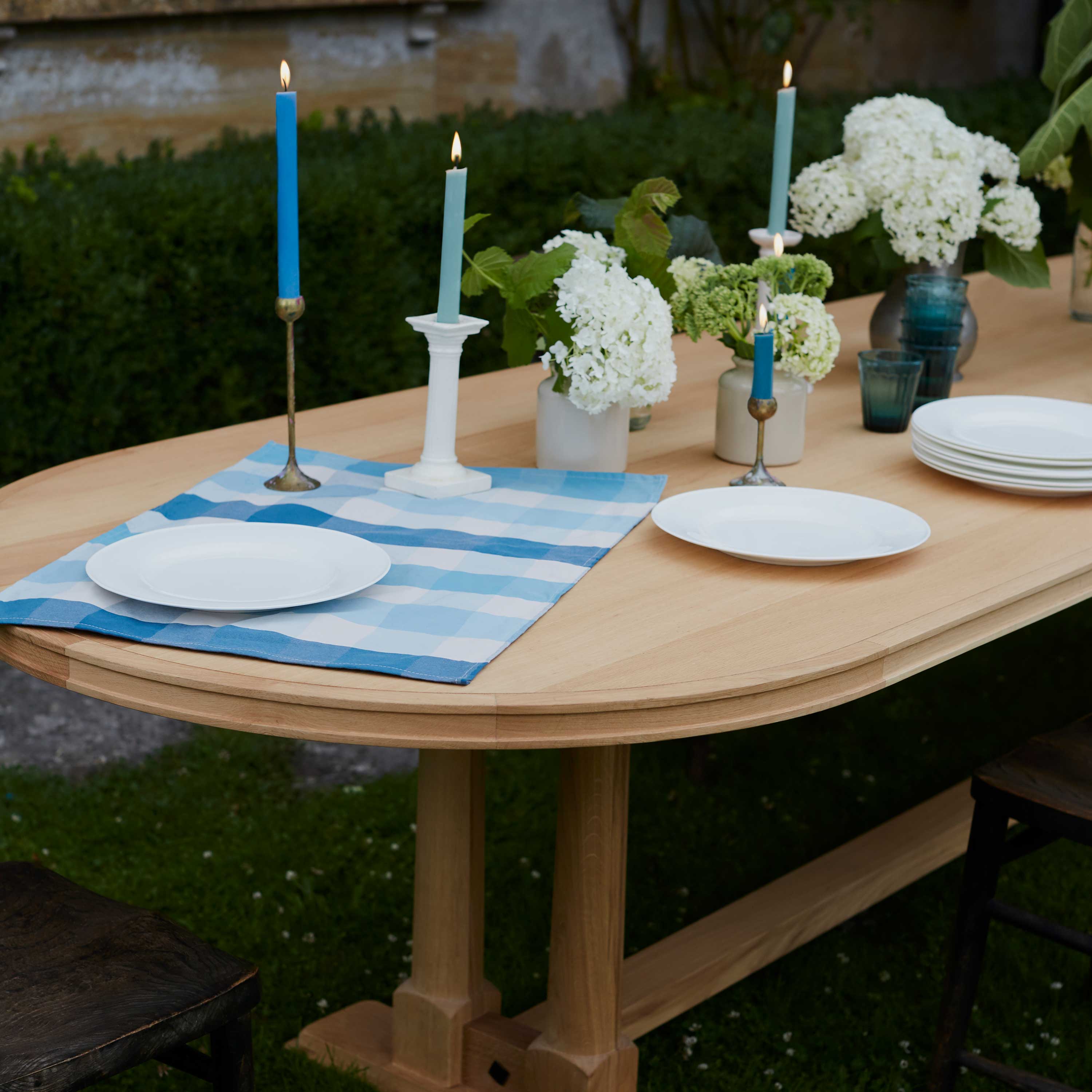 Tuck In Oval Dining Table in Oak - Image 9