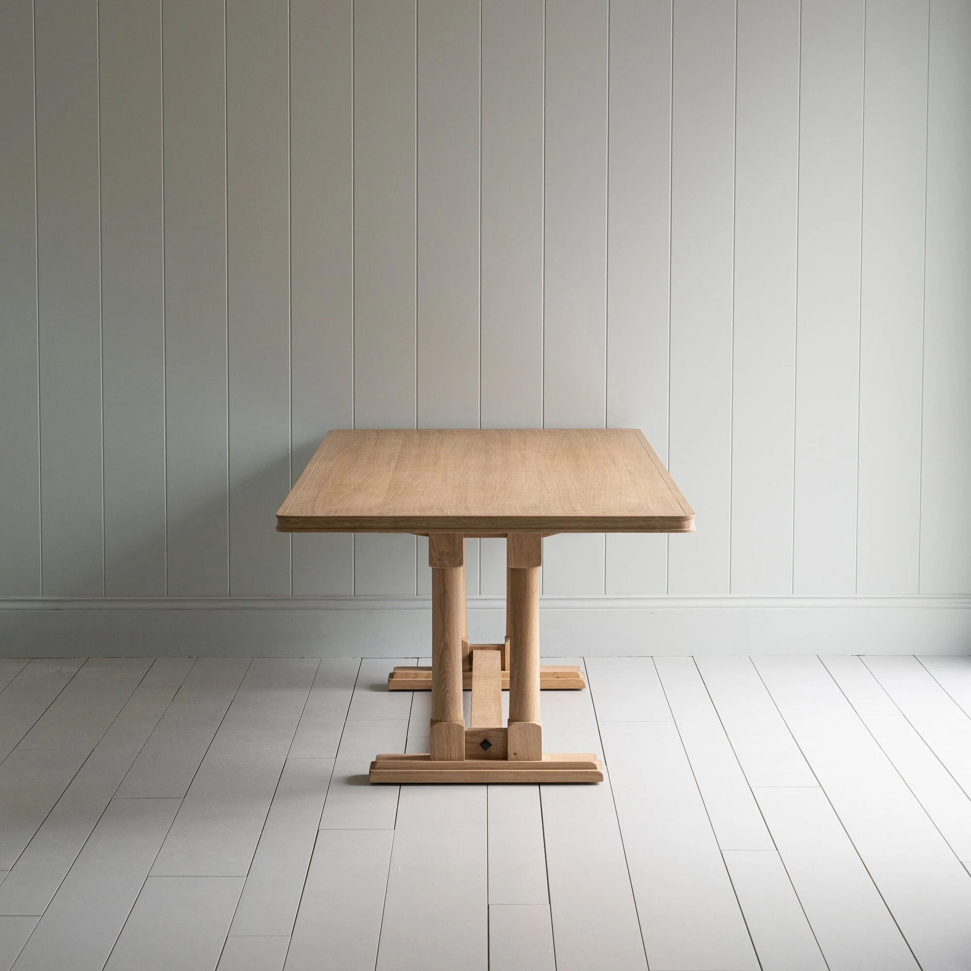 Tuck In Rectangular Dining Table in Oak - Image 10