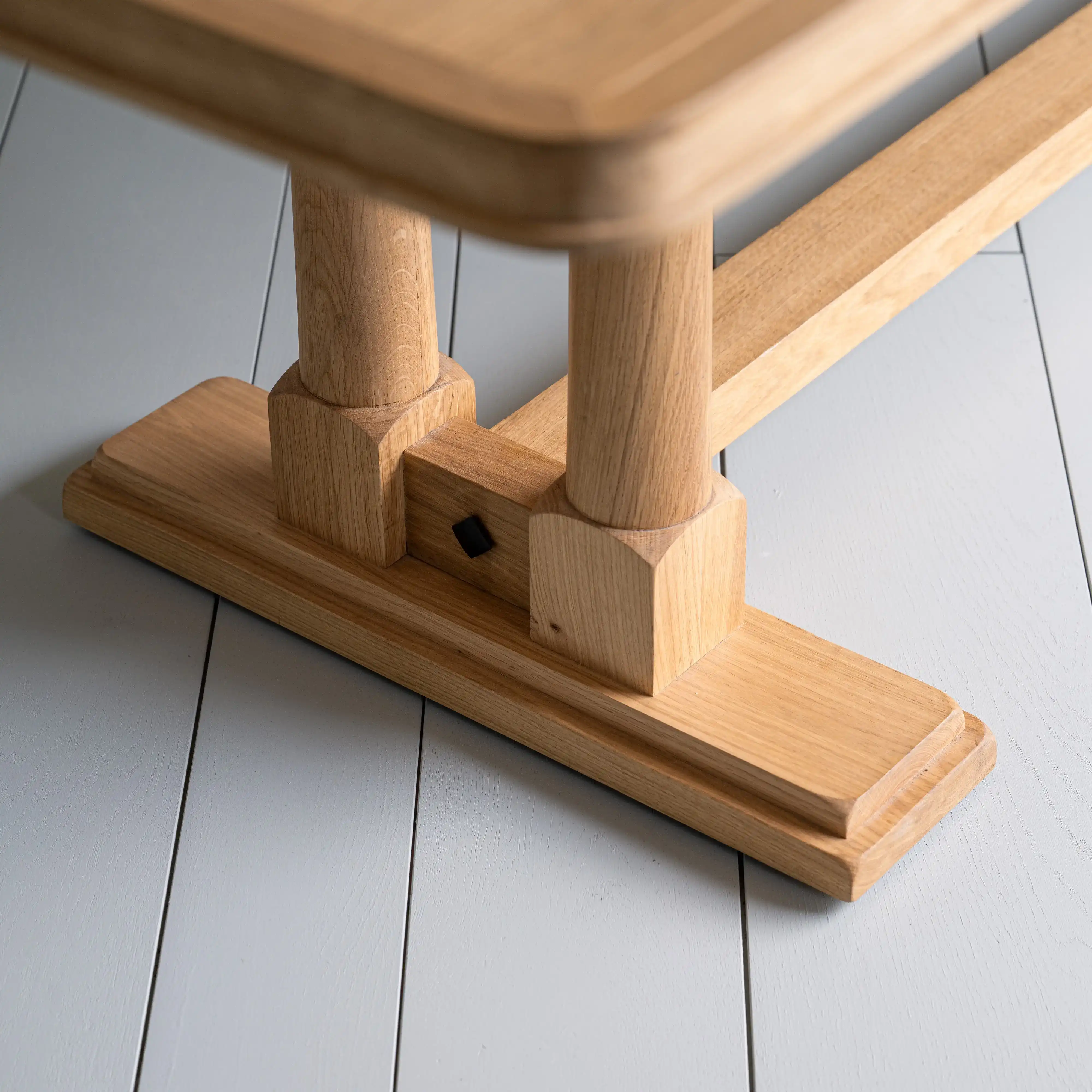 Tuck In Rectangular Dining Table in Oak - Image 11