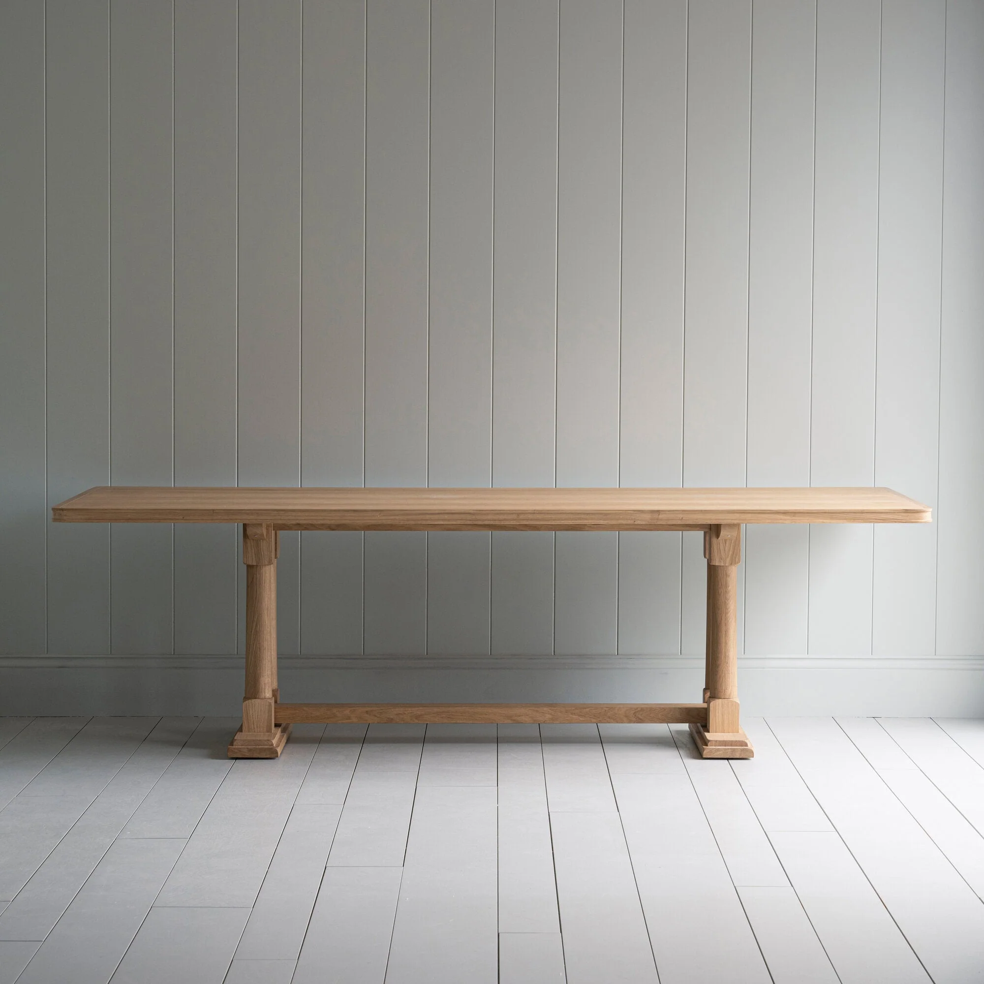 Tuck In Rectangular Dining Table in Oak - Image 9